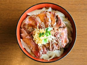 米沢牛ステーキ丼_up